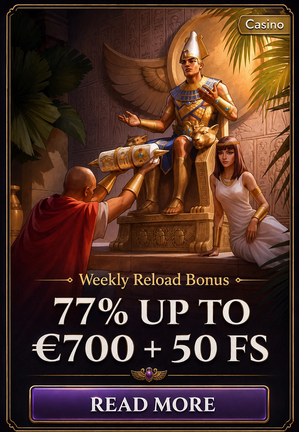 Atefia Casino affiliate landing preview